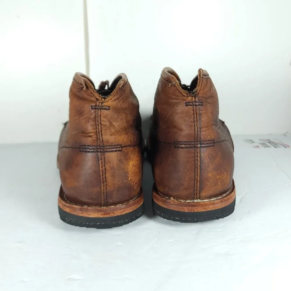 Timberland Boot Co. Men's Wodehouse US10 Brown Leather LaceUp Chukka Ankle Boots